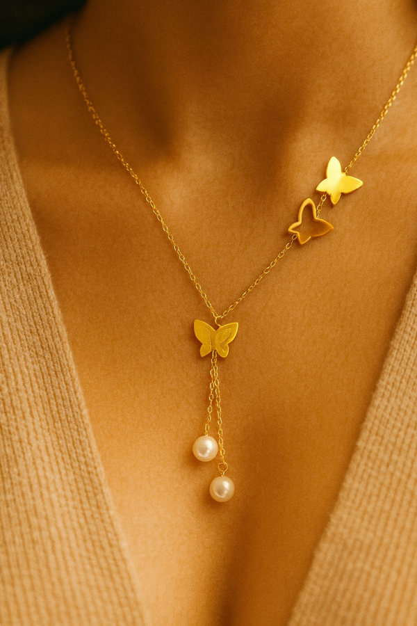 Butterfly Pearl Chain