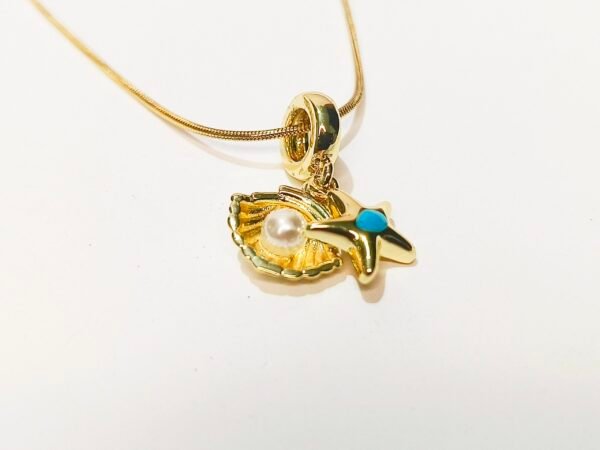 Starfish Pearl Charm