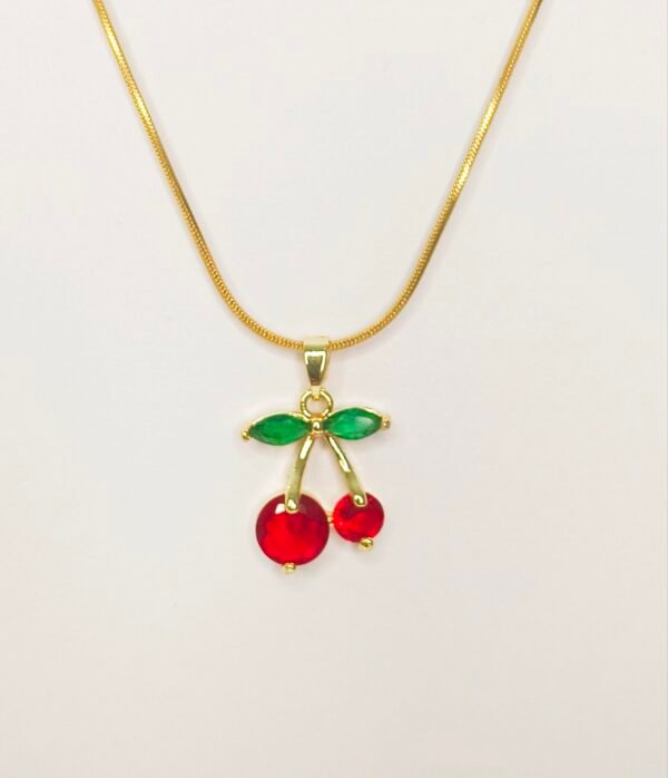 Cute Cherry Stone Pendant