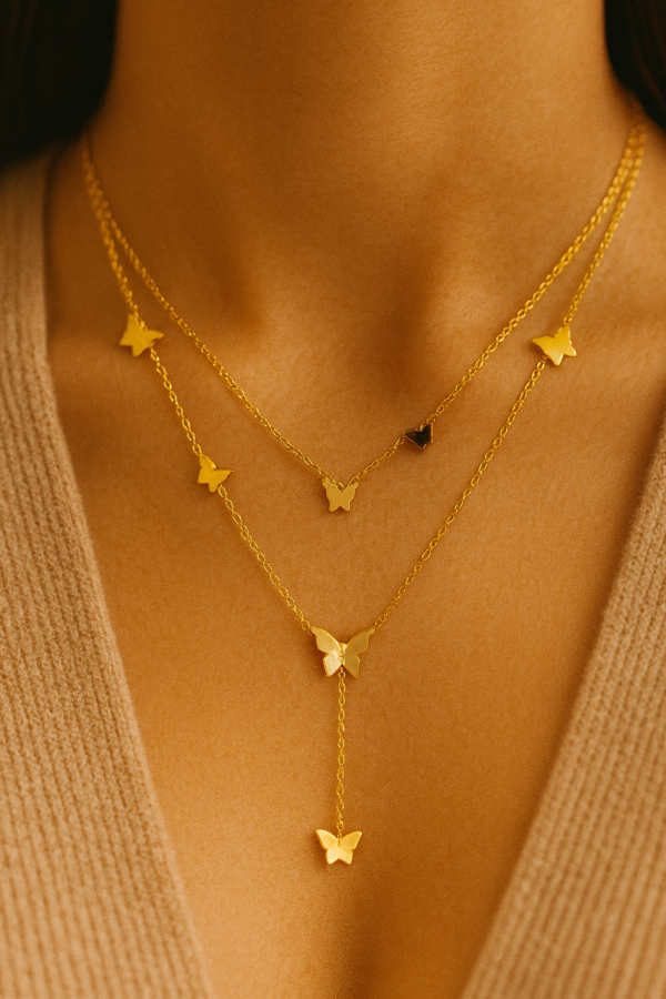 Butterfly Layered Elegant Necklace