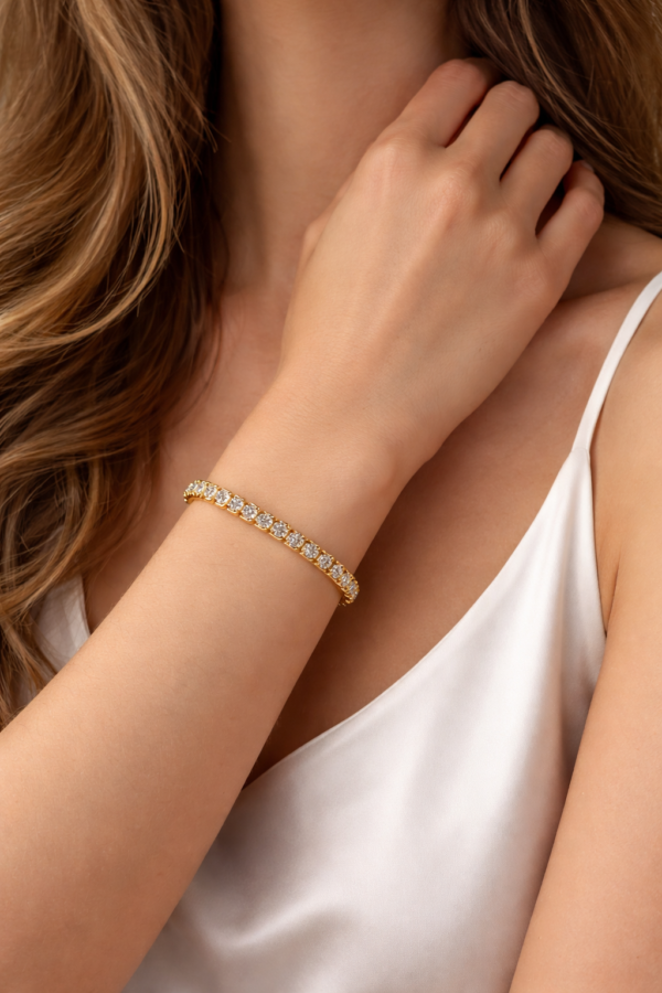 White stone bracelet