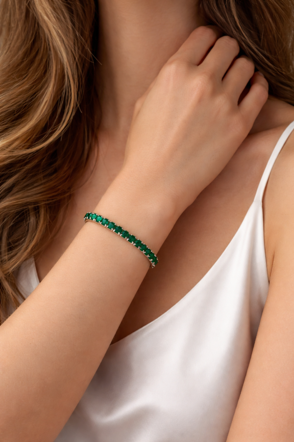 Green stone bracelet