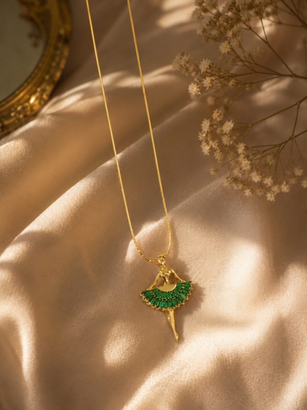 Green ballerina