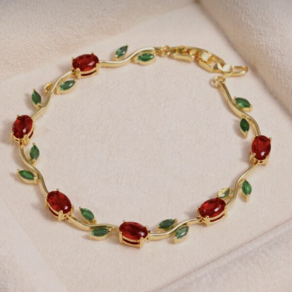 Red stone tulip
